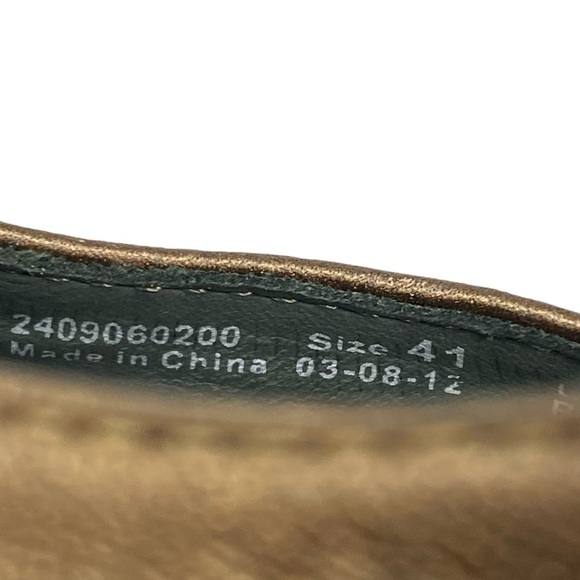 Dansko Ainsley Bronze Metallic Leather Mary Jane Comfort Clogs Sz 41 #2409060200 - Picture 13 of 13